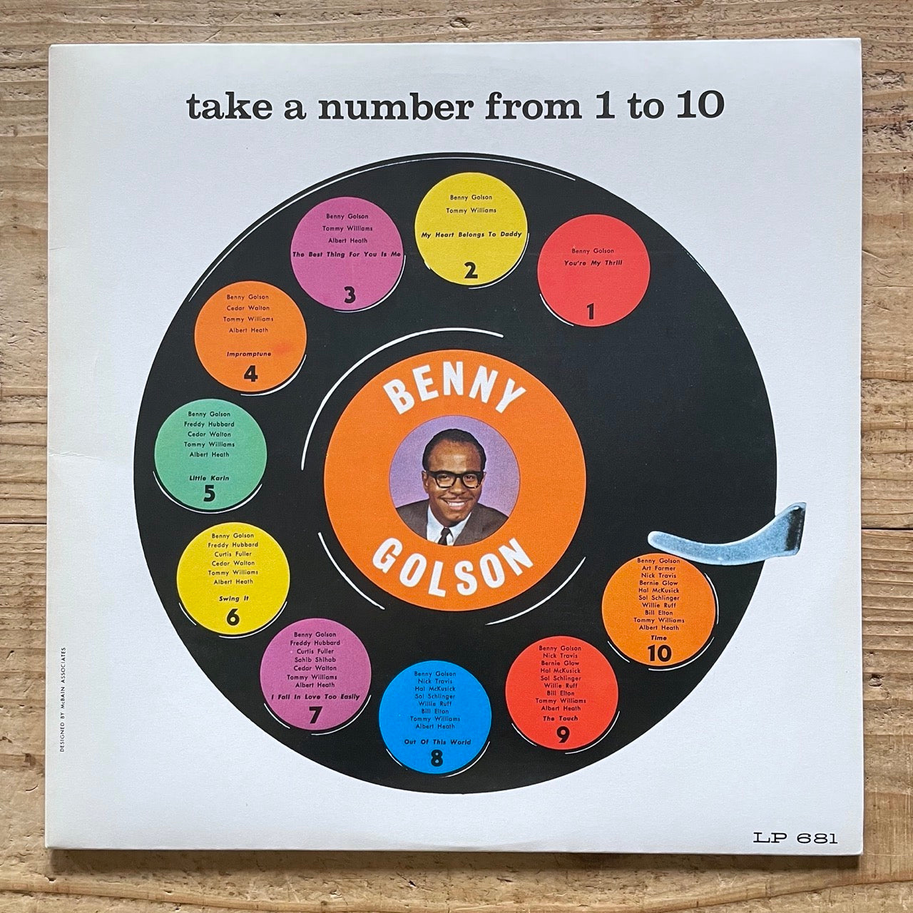 BENNY GOLSON / TAKE A NUMBER FROM 1 TO 10 on Argo - Japan LP NM UPS-2238-BC
