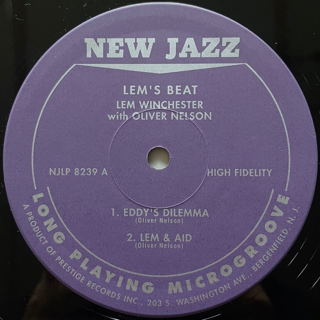 LEM WINCHESTER / LEM'S BEAT on New Jazz - Japan LP NM VIJJ-30034 obi