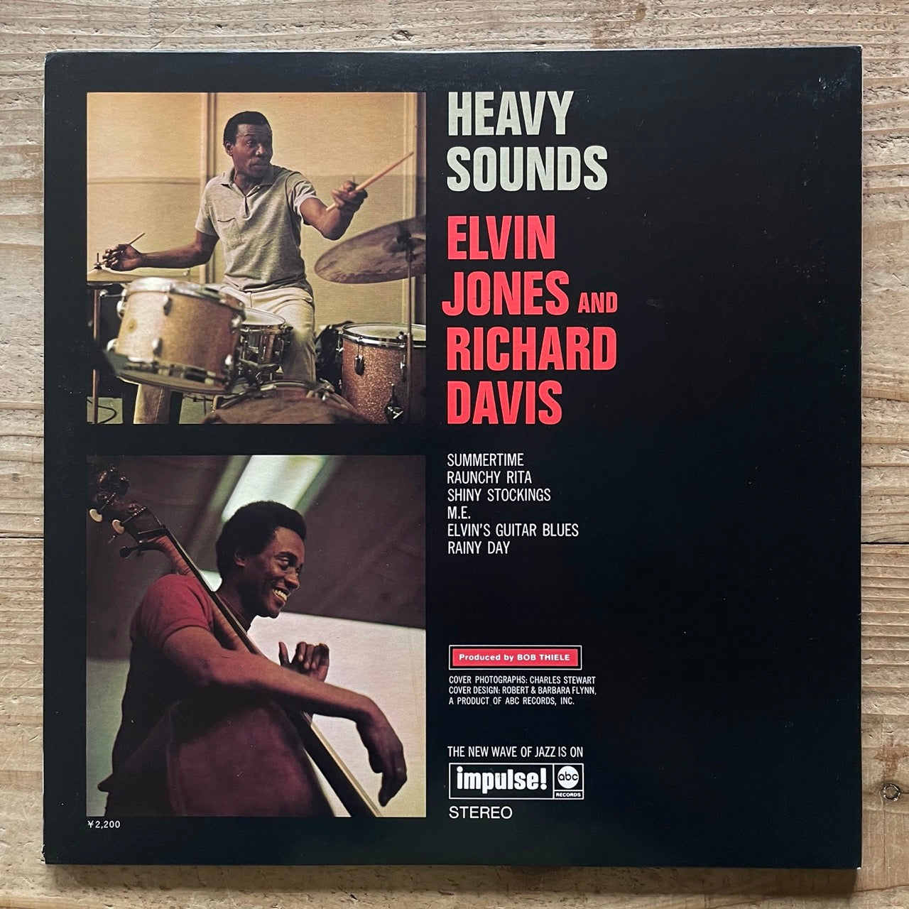 ELVIN JONES & RICHARD DAVIS / HEAVY SOUNDS on Impulse - Japan GF LP YP-8532-AI