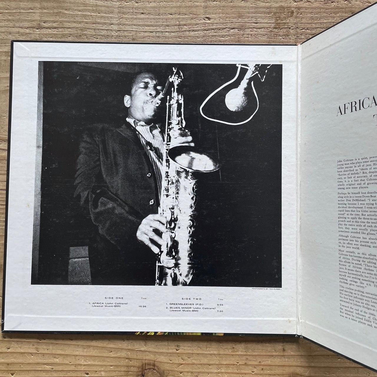 JOHN COLTRANE QUARTET - AFRICA/BRASS on Impulse - Japan GF LP YS-8501-AI