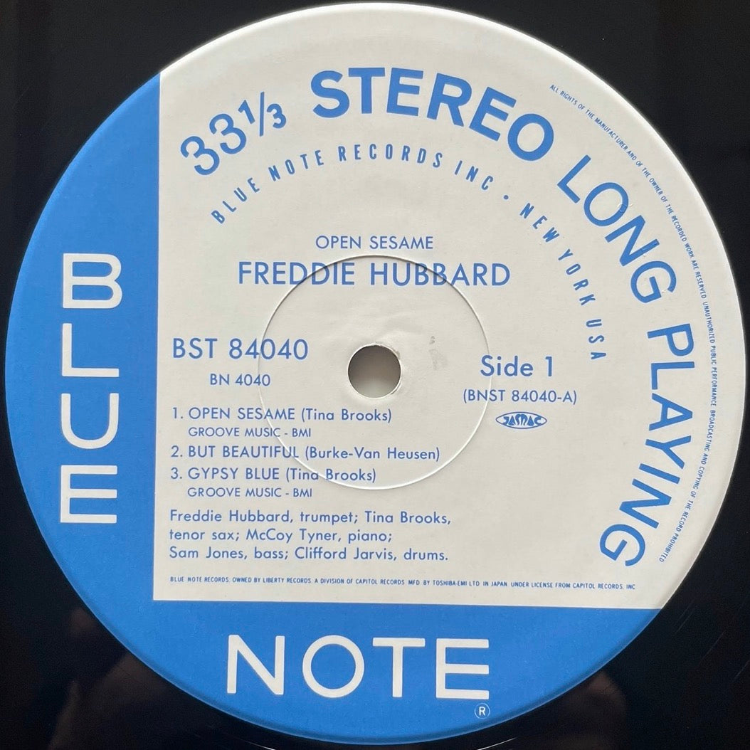 FREDDIE HUBBARD / OPEN SESAME on Blue Note - Japan LP NM BN4040 obi