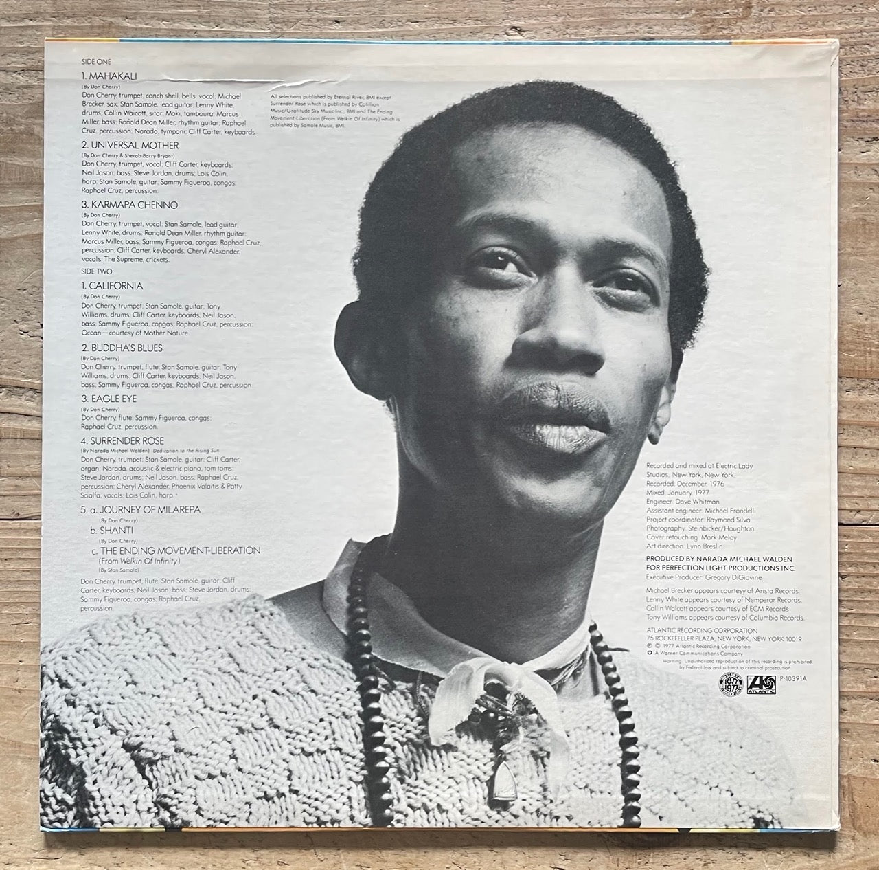 DON CHERRY / HEAR & NOW on Atlantic - Japan LP NM P-10391A