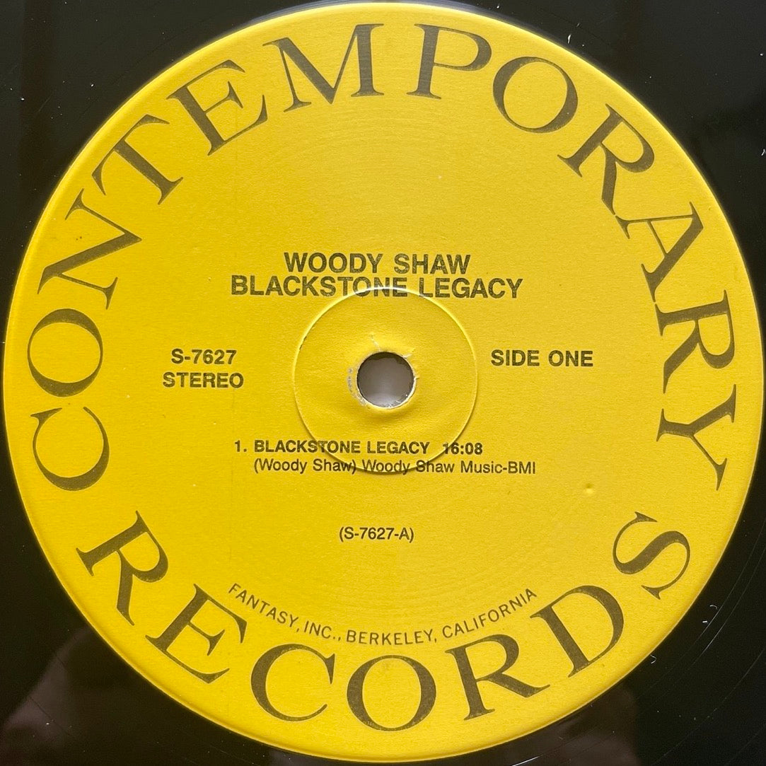 WOODY SHAW / BLACKSTONE LEGACY on Contemporary - US Fantasy reissue NM