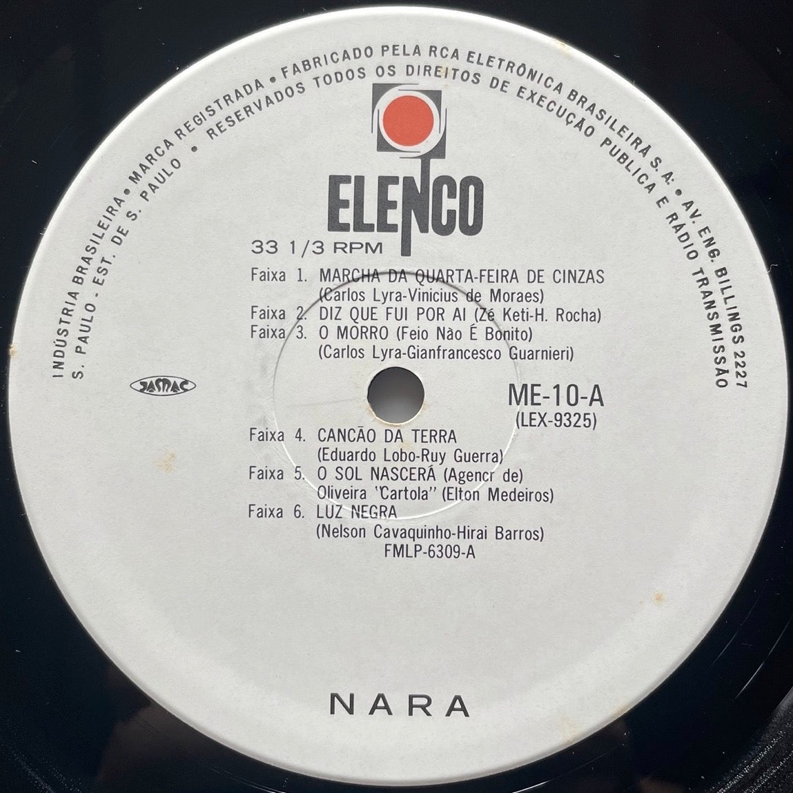 NARA LEAO / NARA on Elenco - Japan Lexington LP LEX-9325 obi
