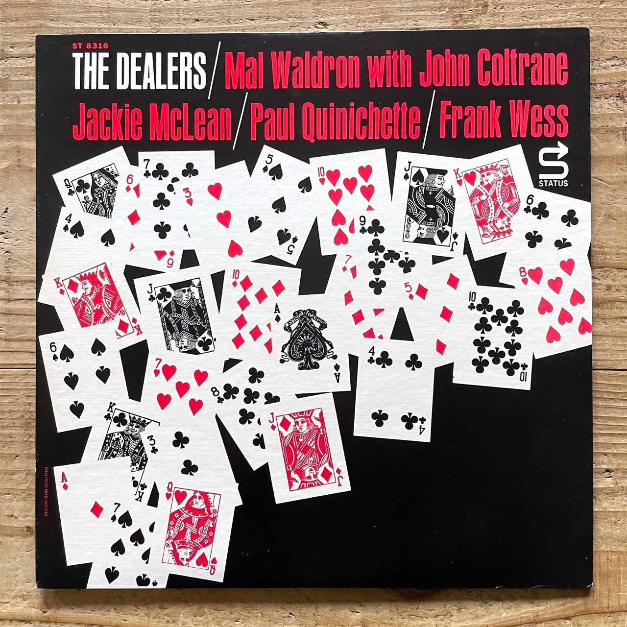 MAL WALDRON with JOHN COLTRANE / THE DEALERS on Status - Japan MONO LP VIJ-5030