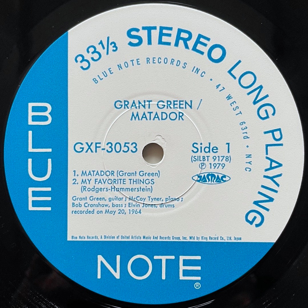 GRANT GREEN / MATADOR on Blue Note - Japan King Original LP GXF-3053