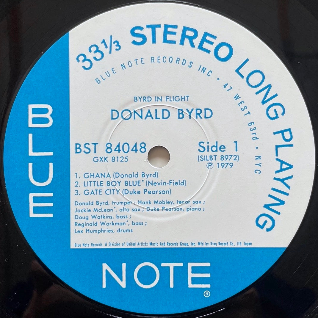 DONALD BYRD / BYRD IN FLIGHT on Blue Note - Japan King LP GXK-8125