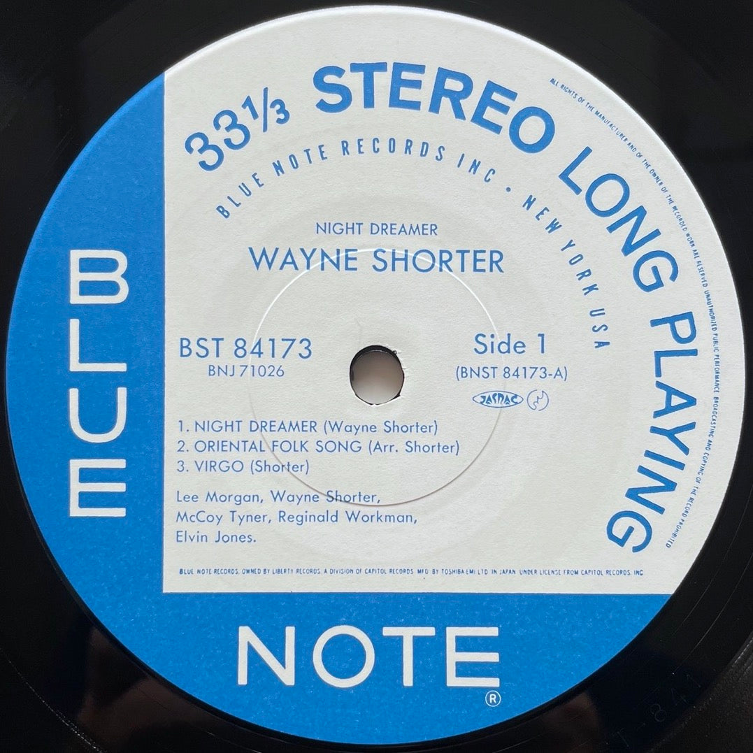 WAYNE SHORTER / NIGHT DREAMER on Blue Note - Japan LP NM BNJ-71026 obi