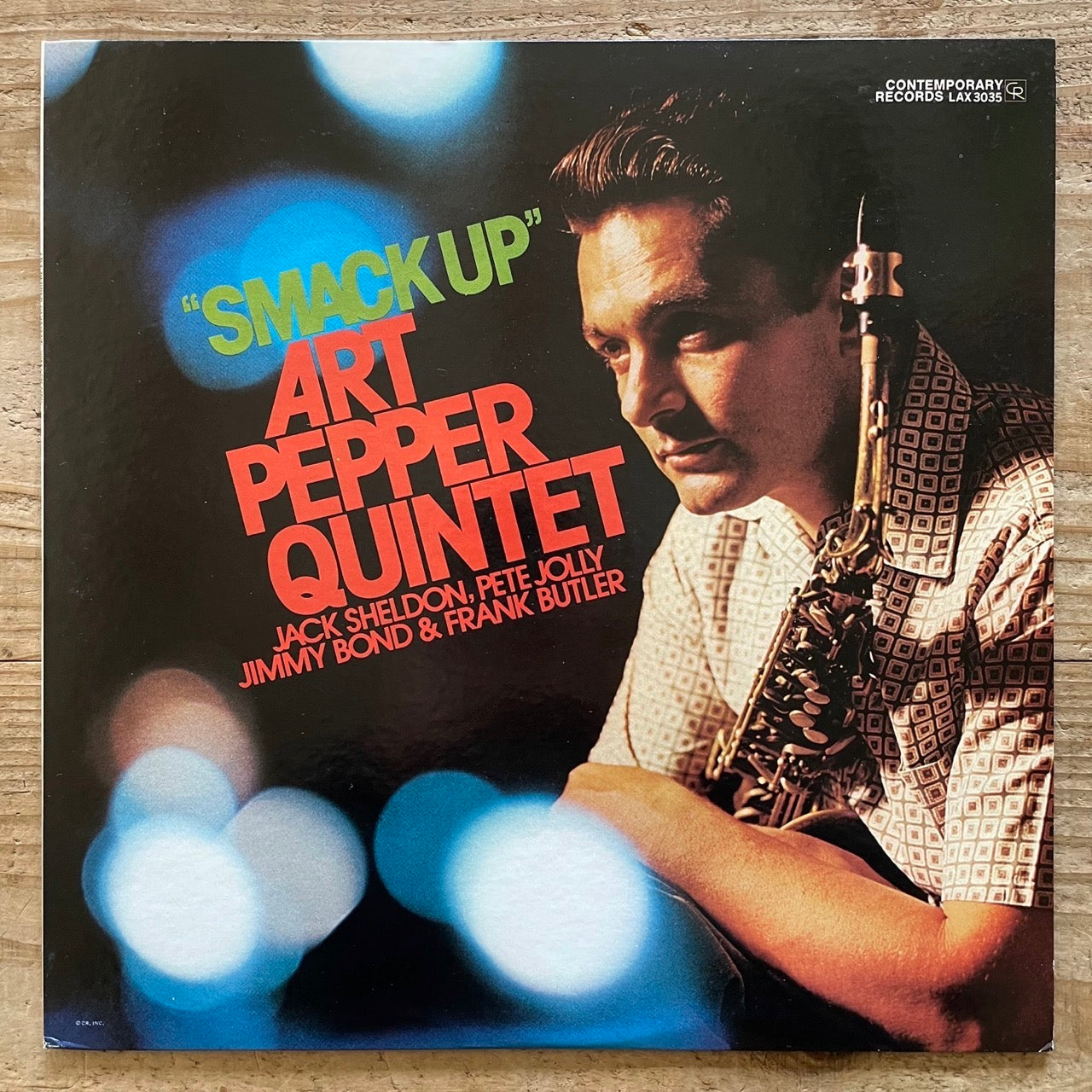 ART PEPPER QUINTET / SMACK UP on Contemporary - Japan King LP LAX-3035