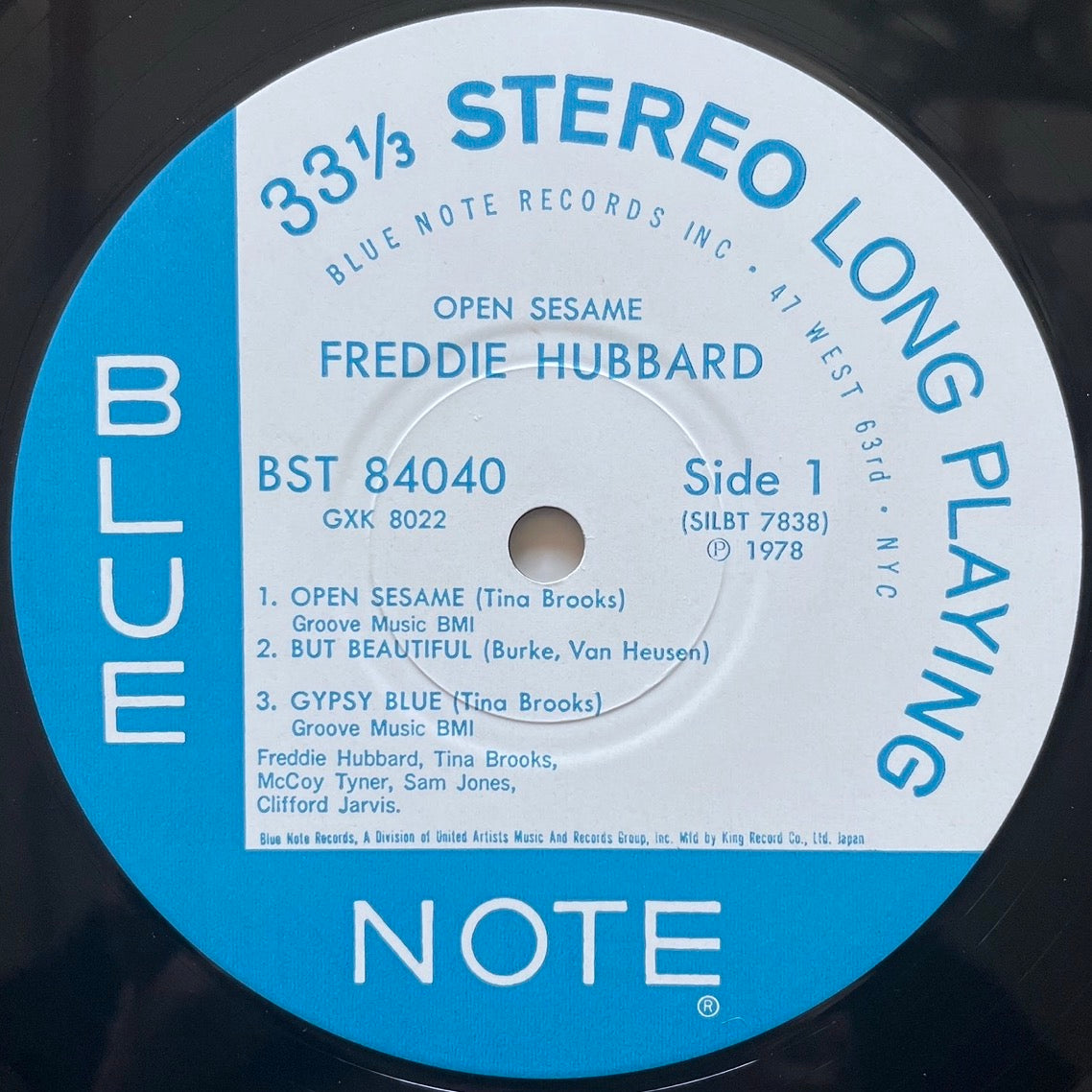 FREDDIE HUBBARD / OPEN SESAME on Blue Note - Japan King LP GXK-8022