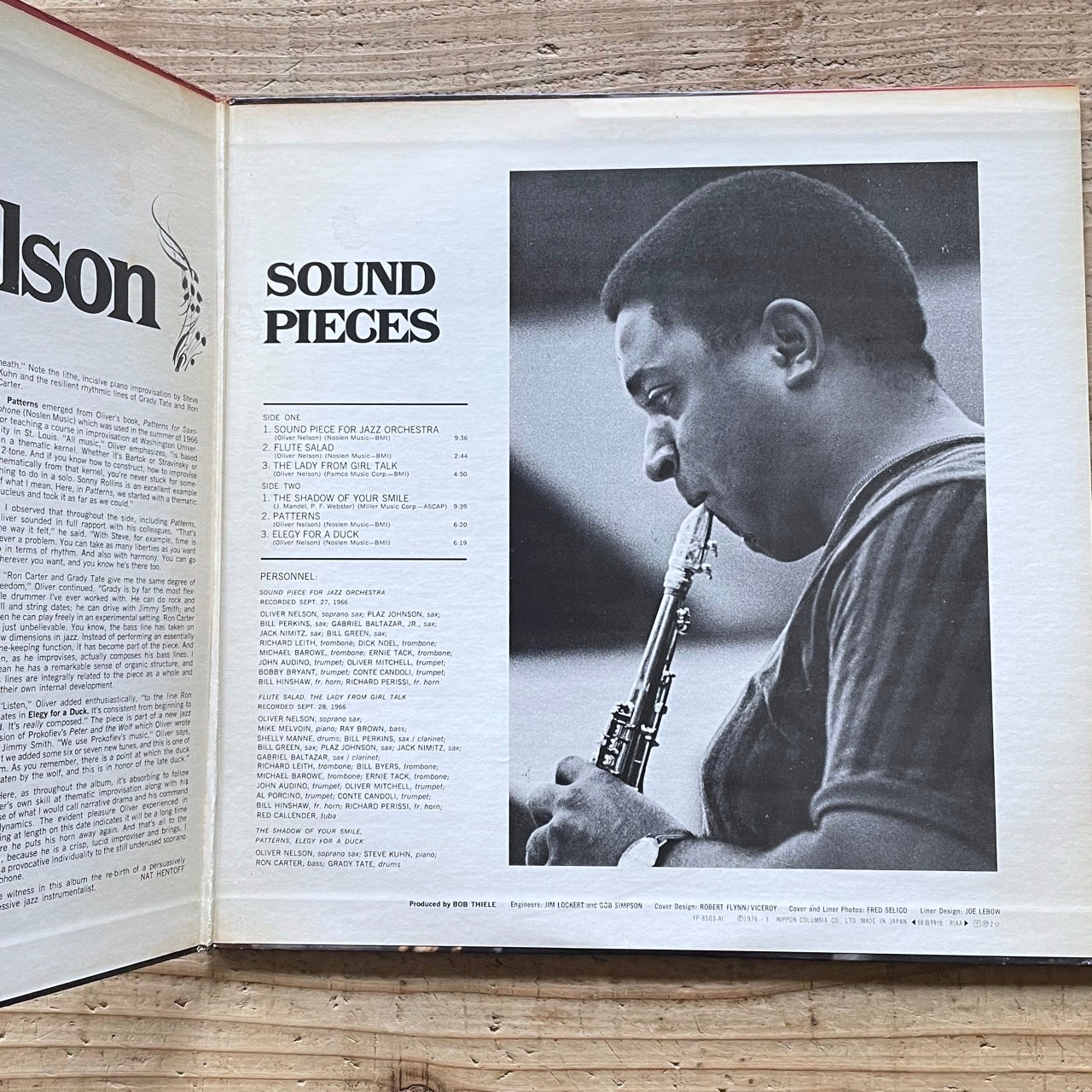 OLIVER NELSON / SOUND PIECES on Impulse - Japan LP GF Steve Kuhn YP-8503-AI