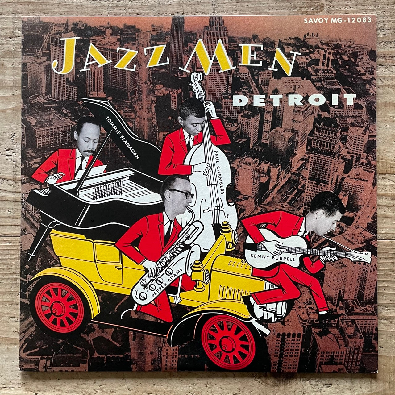 PEPPER ADAMS, KENNY BURRELL / JAZZMEN DETROIT on Savoy - Japan King LP MGJ-12083