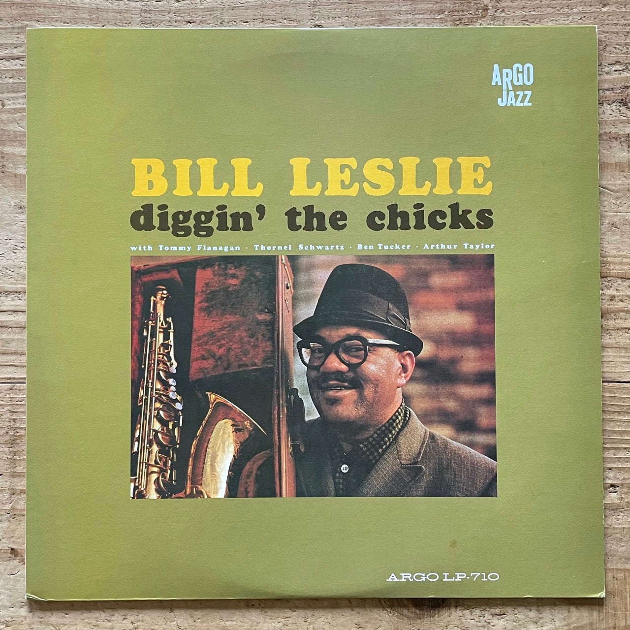 BILL LESLIE / DIGGIN' THE CHICKS on Argo - Japan LP UXP-121-BC