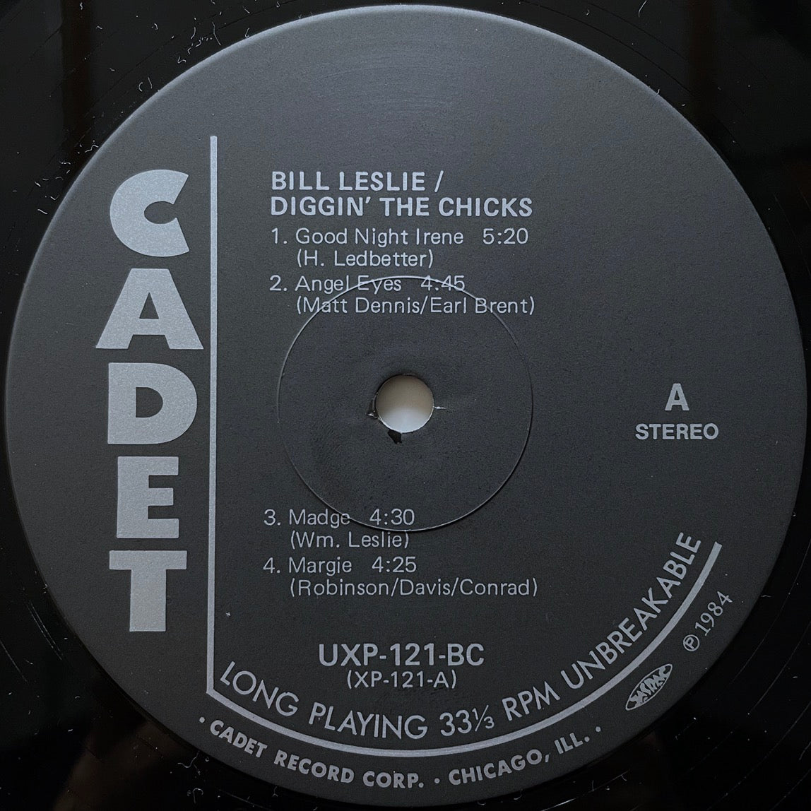 BILL LESLIE / DIGGIN' THE CHICKS on Argo - Japan LP UXP-121-BC