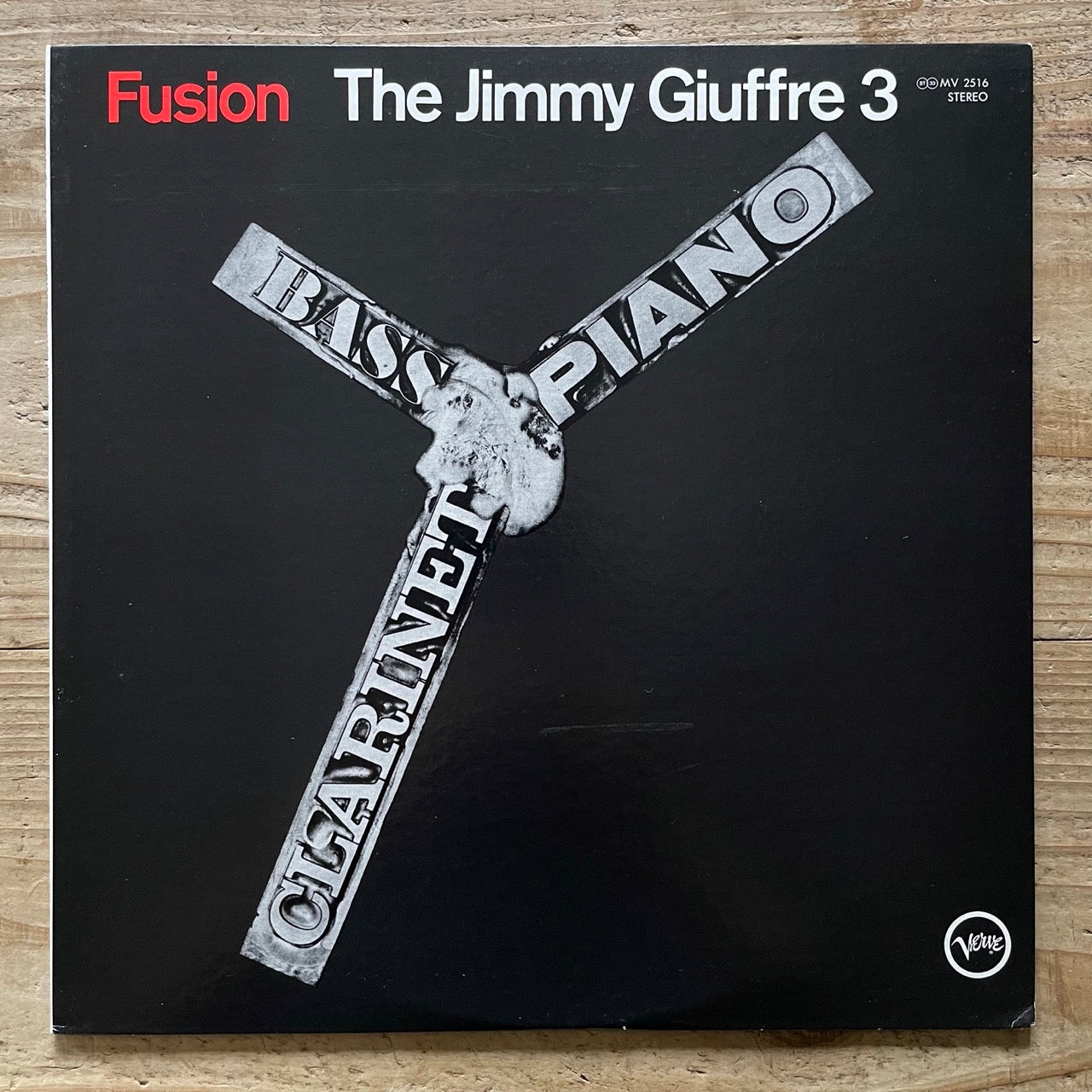 JIMMY GIUFFRE 3 / FUSION on Verve - Japan LP MV-2516