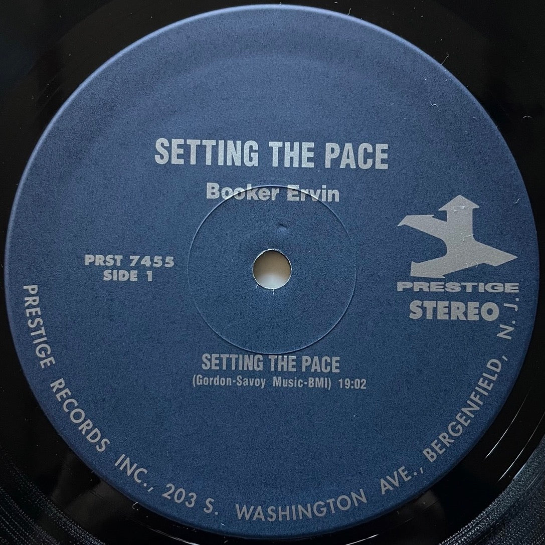 BOOKER ERVIN / SETTING THE PACE on Prestige - Japan LP NM VIJJ-30007