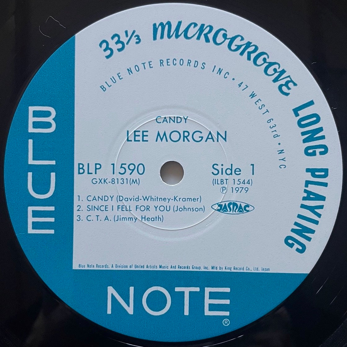LEE MORGAN / CANDY - Japan Blue Note King LP GXK-8131
