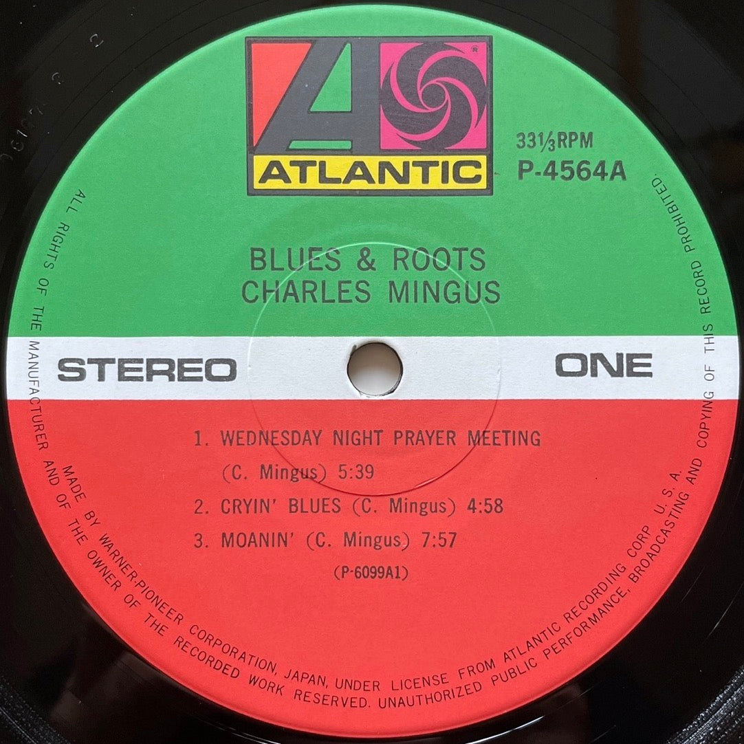 CHARLIE MINGUS / BLUES & ROOTS on Atlantic - Japan LP P-4564A