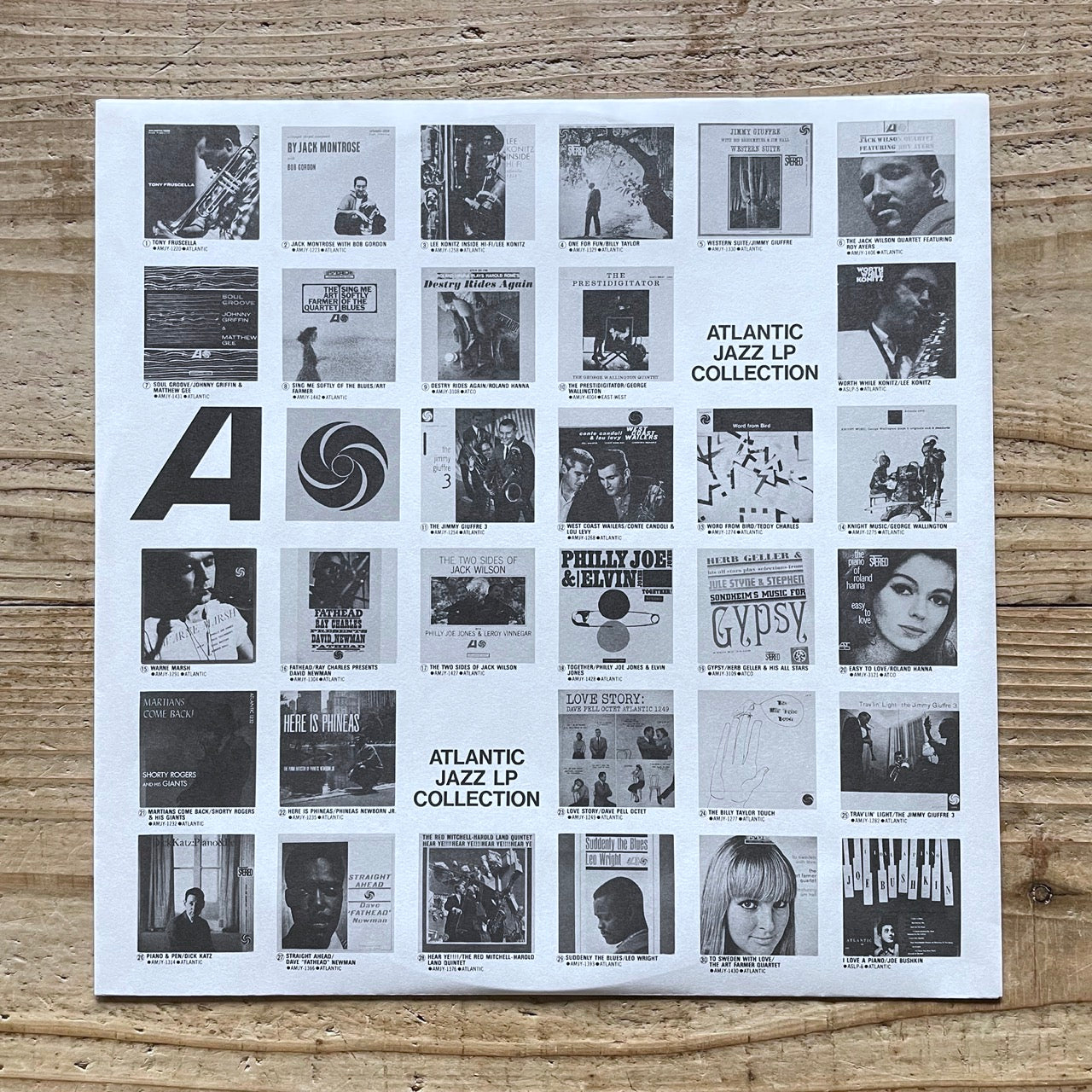 JIMMY GIUFFRE 3 / TRAV'LIN' LIGHT on Atlantic - Japan LP NM AMJY-1282