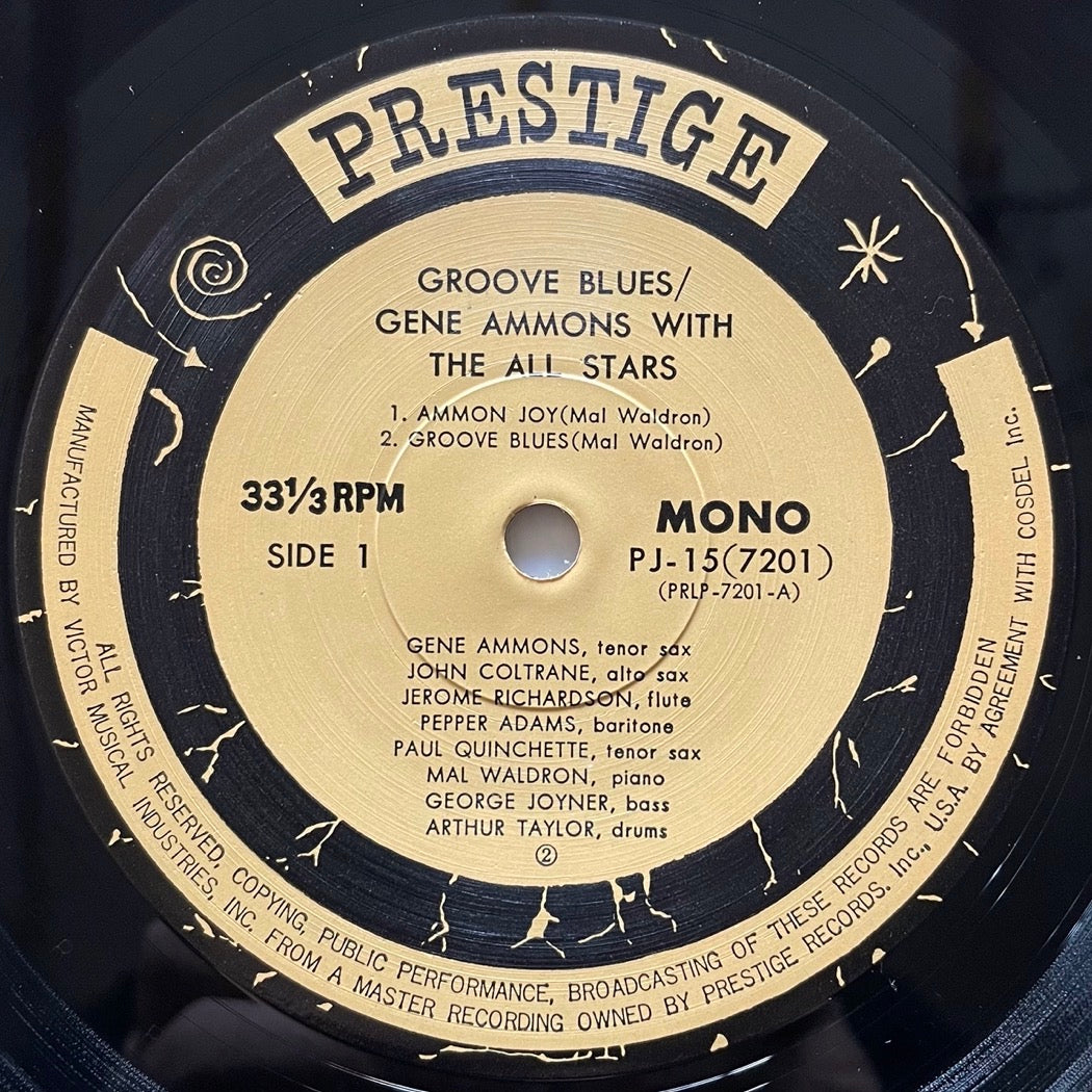 GENE AMMONS / GROOVE BLUES on Prestige - Japan MONO LP NM PJ-15 obi