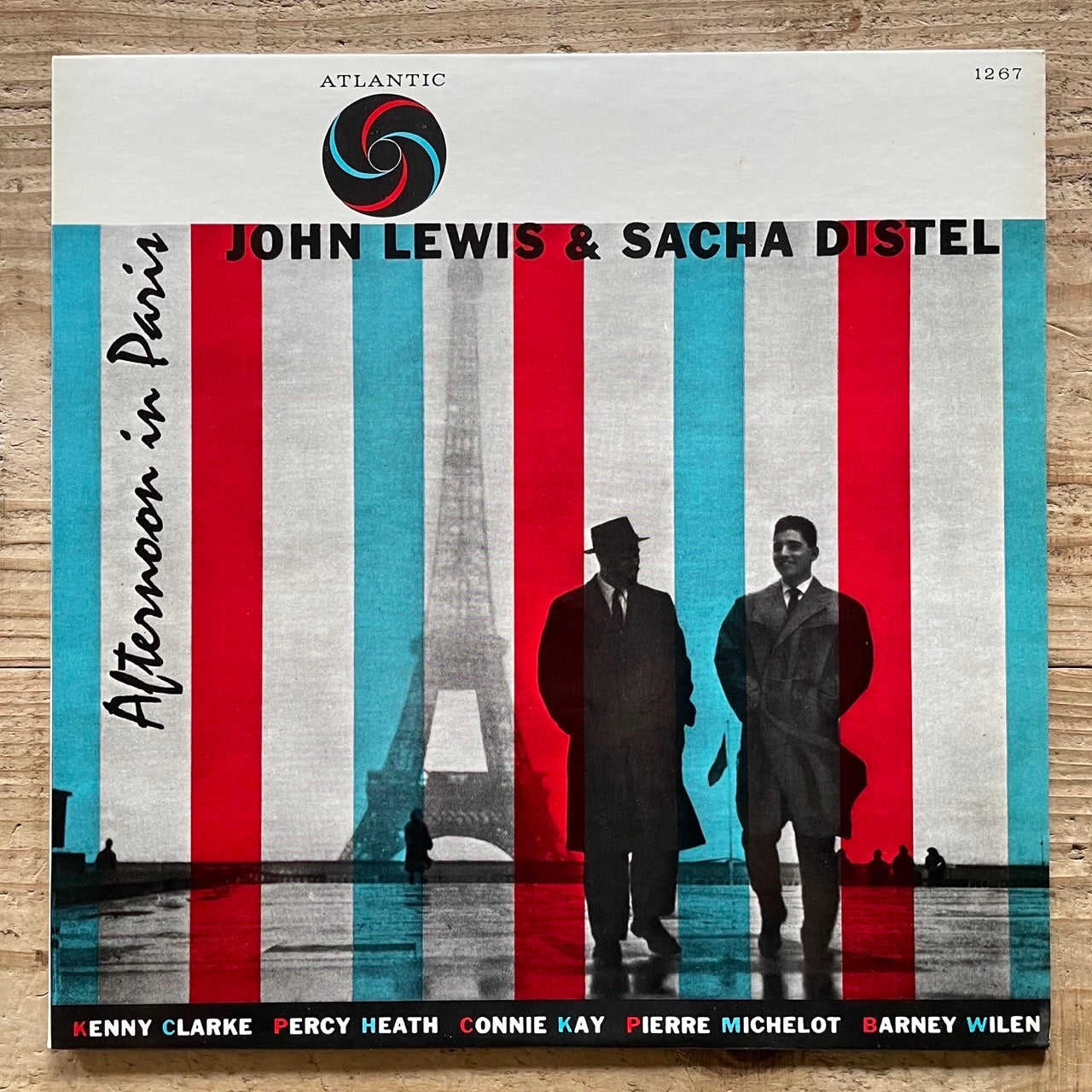 JOHN LEWIS & SACHA DISTEL with BARNEY WILEN / AFTERNOON IN PARIS on Atlantic - Japan LP P-6120A