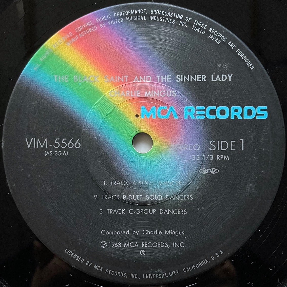 CHARLIE MINGUS / THE BLACK SAINT AND THE SINNER LADY on Impulse - Japan LP NM VIM-5566