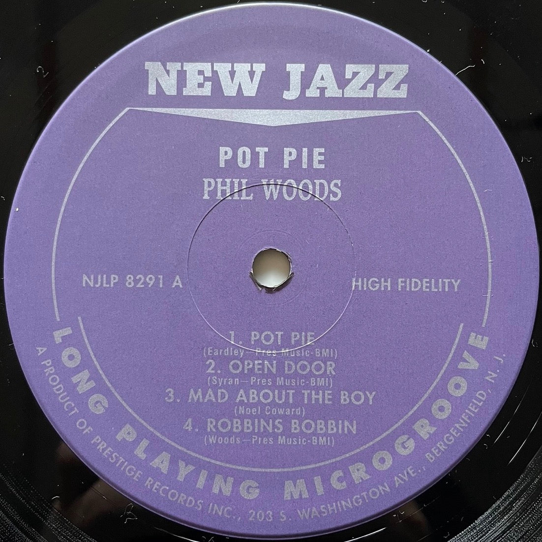 PHIL WOODS with JON EARDLEY / POT PIE on New Jazz - Japan LP VIJJ-30029