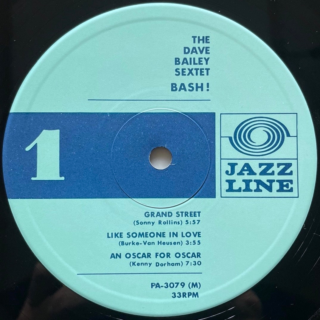 DAVE BAILEY SEXTET / BASH on Jazzline - Japan LP PA-3079