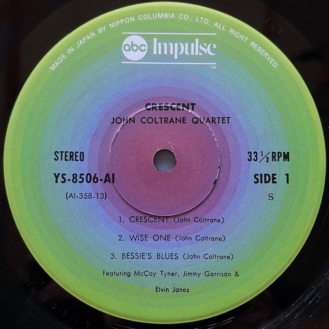 JOHN COLTRANE QUARTET / CRESCENT- Japan Impulse LP Gatefold NM YS-8506-AI obi