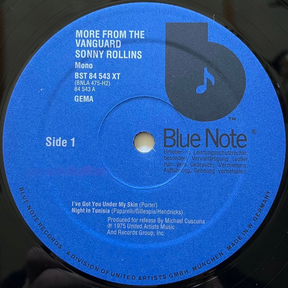 SONNY ROLLINS / MORE FROM THE VANGUARD (2LP) - German Blue Note BST-84556 XCT