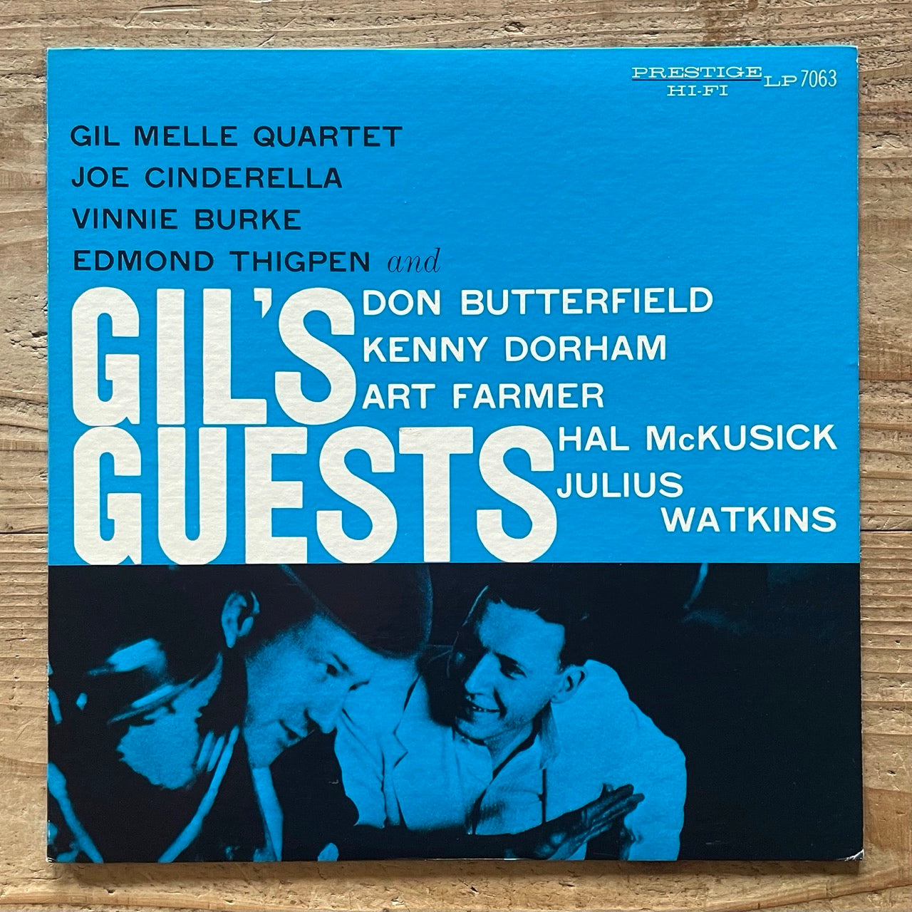 GIL MELLE QUARTET / GIL'S GUESTS on Prestige - Japan MONO Promo LP VIJ-5024