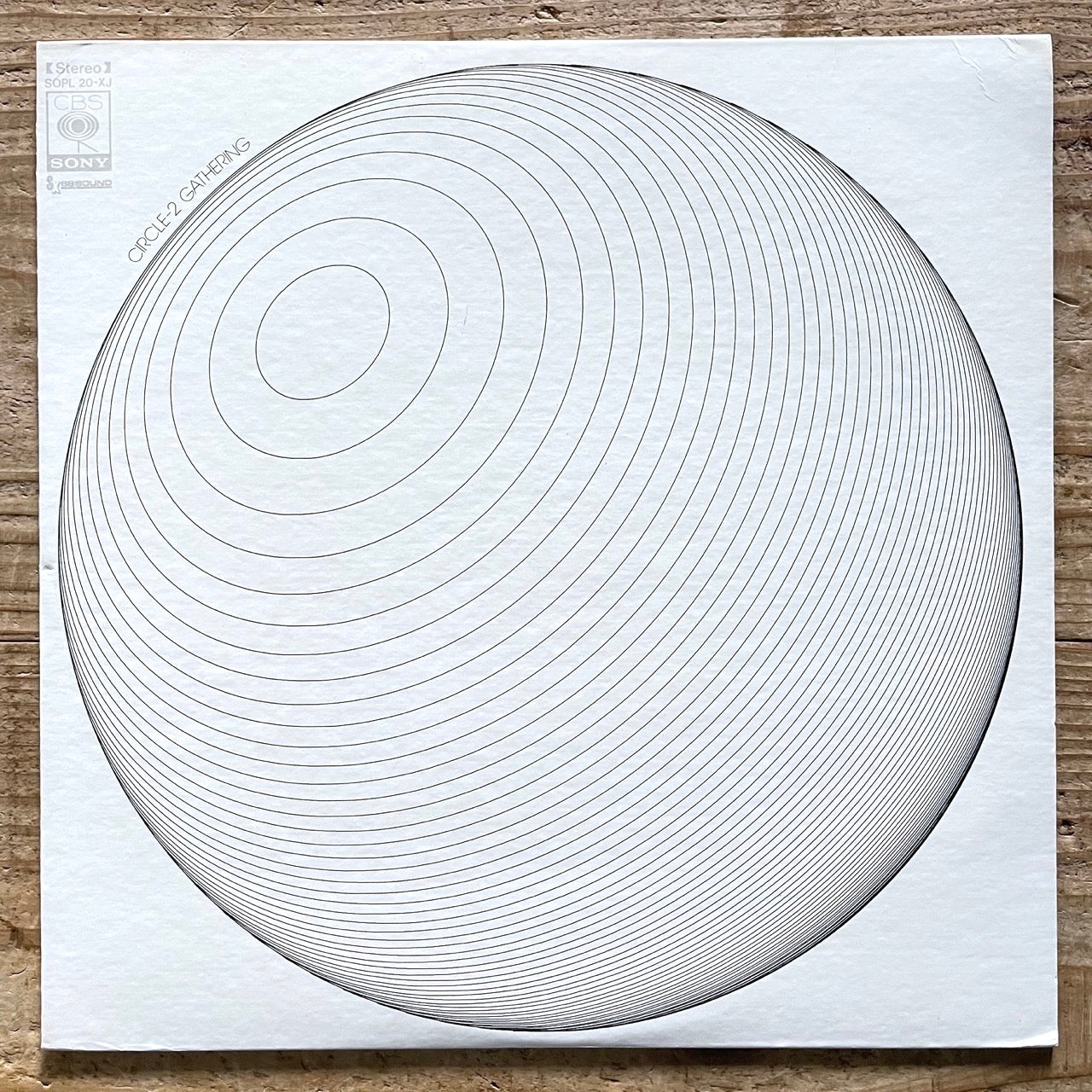 CHICK COREA - ATHONY BRAXTON / CIRCLE-2: GATHERING on CBS/SONY - Japan Original LP SOPL-20-XJ
