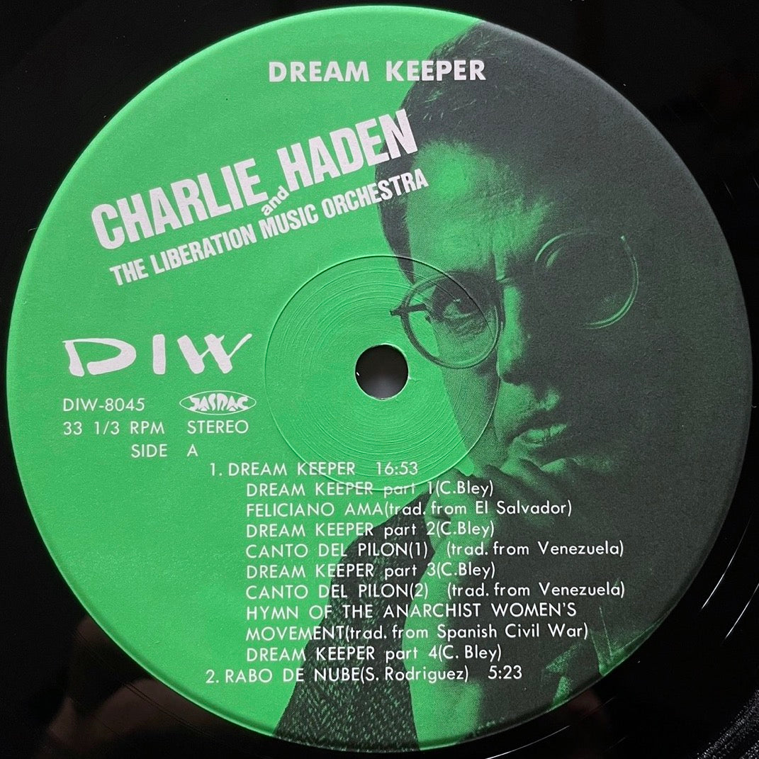CHARLIE HADEN AND THE LIBERATION MUSIC ORCHESTRA / DREAM KEEPER on DIW - Japan Original LP