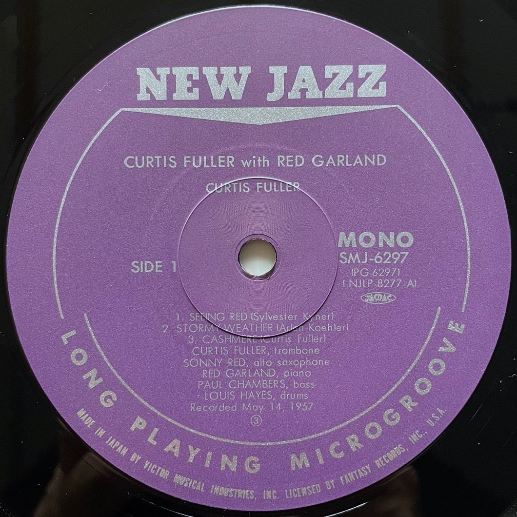 CURTIS FULLER with RED GARLAND on New Jazz - Japan MONO LP SMJ-6297