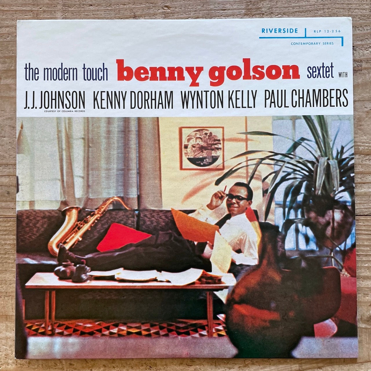 BENNY GOLSON SEXTET / MODERN TOUCH - Japan Riverside LP NM SMJ-6070