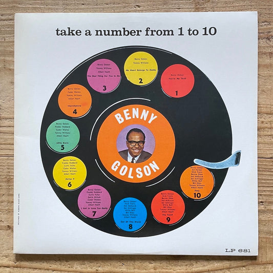 BENNY GOLSON / TAKE A NUMBER FROM 1 TO 10 on Argo - Japan LP NM UPS-2238-BC