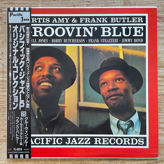 CURTIS AMY & FRANK BUTLER / GROOVIN' BLUE on Pacific Jazz - Japan MONO LP NM PJ-0019 Bobby Hutcherson