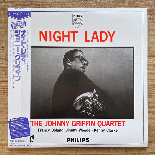 JOHNNY GRIFFIN QUARTET / NIGHT LADY on Dutch Philips - Japan LP NM obi DMJ-5012