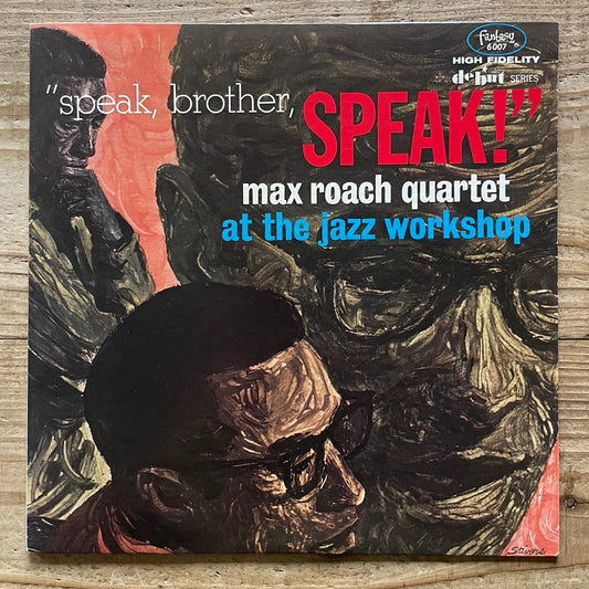 MAX ROACH / SPEAK, BROTHER, SPEAK - Japan Debut LP Clifford Jordan Mal Waldron VIJ-5013