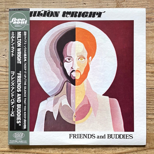 MILTON WRIGHT / FRIENDS AND BUDDIES on Alston - Japan Cisco LP NM AISLE-1015 obi