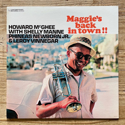 HOWARD McGHEE / MAGGIE'S BACK IN TOWN on Contemporary - Japan King LP LAX3034