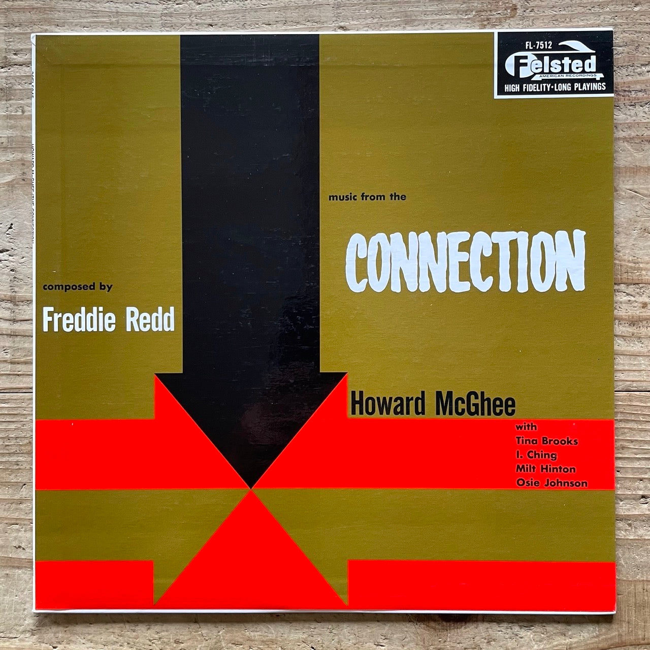 HOWARD McGHEE with TINA BROOKS / MUSIC FROM THE CONNECTION on Felsted - Japan LP NM 20EL5045