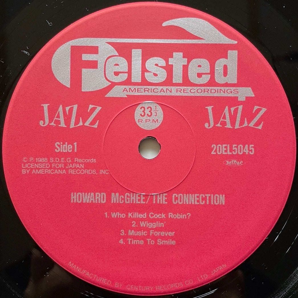 HOWARD McGHEE with TINA BROOKS / MUSIC FROM THE CONNECTION on Felsted - Japan LP NM 20EL5045