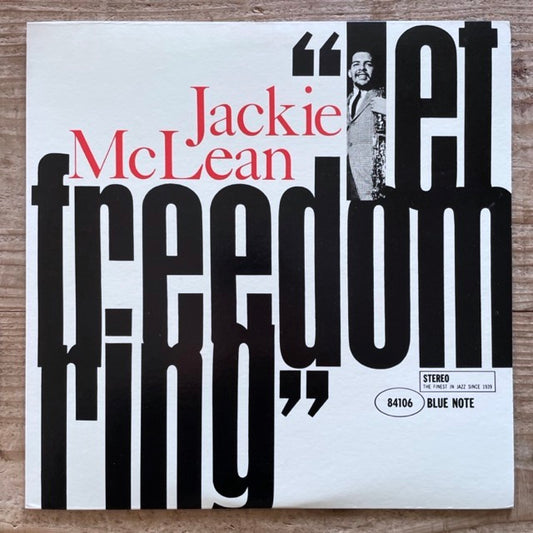 JACKIE McLEAN / LET FREEDOM RING on Blue Note - Japan King LP NM GXK-8038