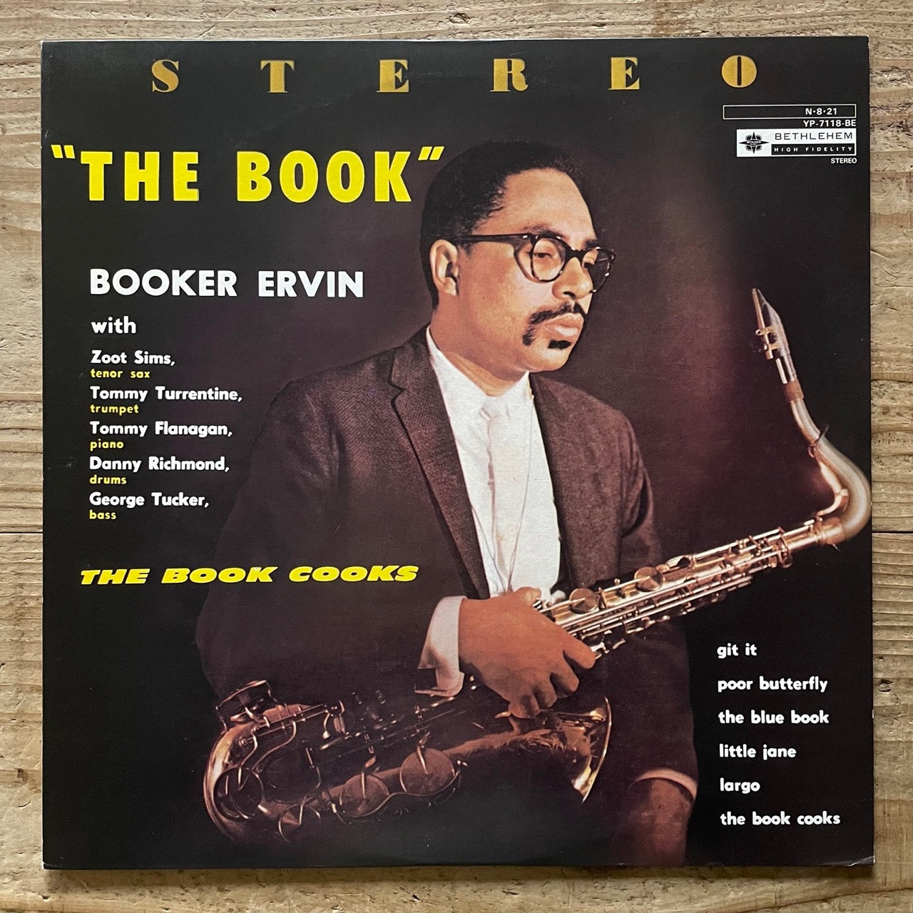 BOOKER ERVIN / BOOK COOKS on Bethlehem - Japan LP YP-7118-BE