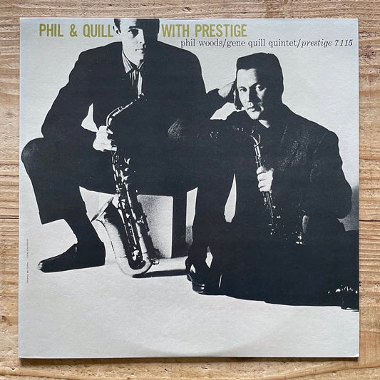 PHIL WOODS AND GENE QUILL / PHIL AND QUILL WITH PRESTIGE - Japan MONO LP SMJ-6295