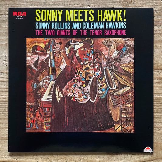 SONNY ROLLINS AND COLEMAN HAWKINS / SONNY MEETS HAWK on RCA - Japan LP NM PG-98