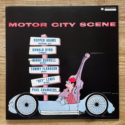 PEPPER ADAMS / MOTOR CITY SCENE on Bethlehem - Japan MONO LP 22AP-128