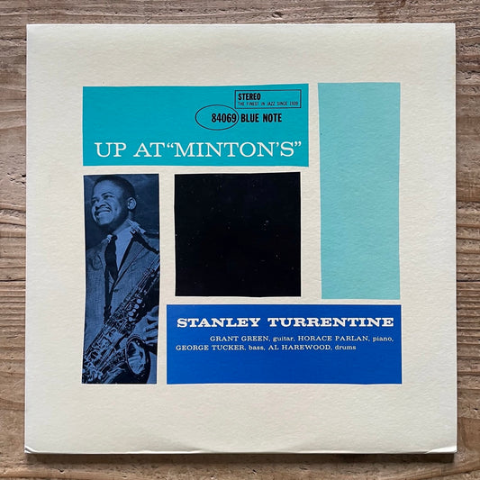 STANLEY TURRENTINE / UP AT MINTON'S VOL.1 on Blue Note - Japan King LP K18P-9239
