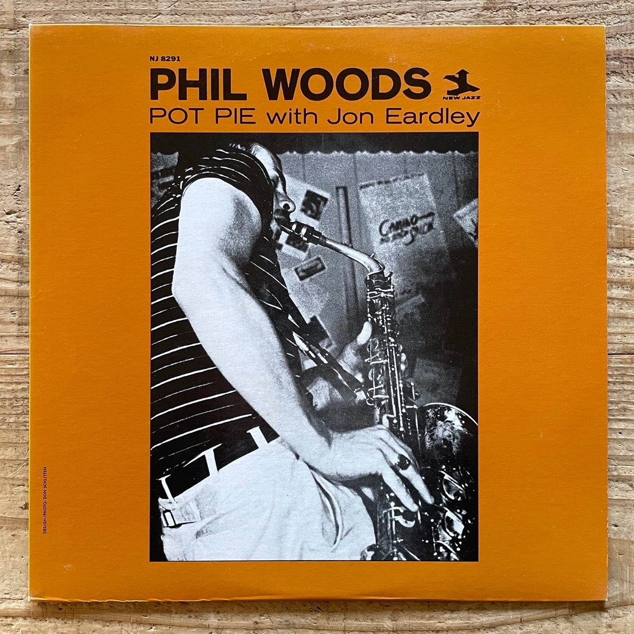 PHIL WOODS with JON EARDLEY / POT PIE on New Jazz - Japan LP VIJJ-30029